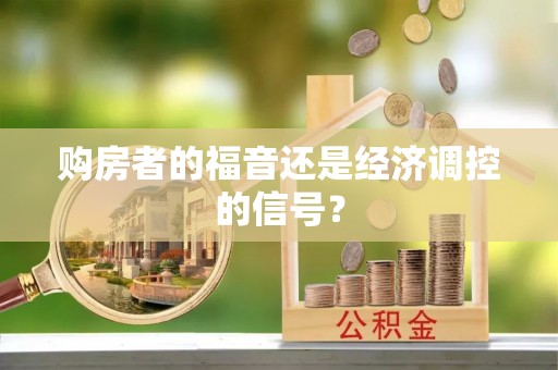 襄阳购房者的福音还是经济调控的信号？