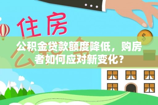 襄阳公积金贷款额度降低，购房者如何应对新变化？