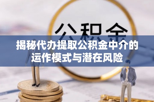 襄阳揭秘代办提取公积金中介的运作模式与潜在风险