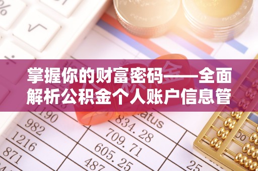 襄阳掌握你的财富密码——全面解析公积金个人账户信息管理与优化