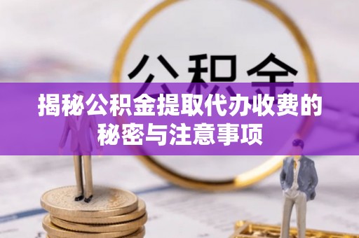 襄阳揭秘公积金提取代办收费的秘密与注意事项