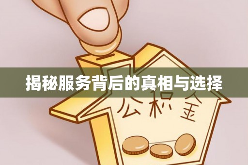 襄阳揭秘服务背后的真相与选择