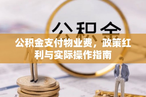 襄阳公积金支付物业费，政策红利与实际操作指南