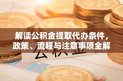 襄阳解读公积金提取代办条件，政策、流程与注意事项全解析
