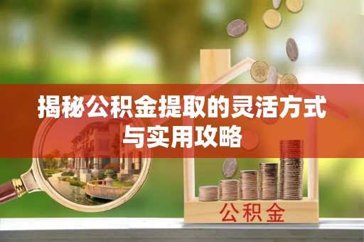 襄阳揭秘公积金提取的灵活方式与实用攻略