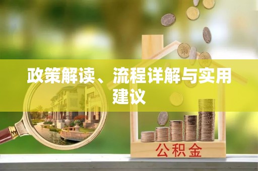 襄阳政策解读、流程详解与实用建议